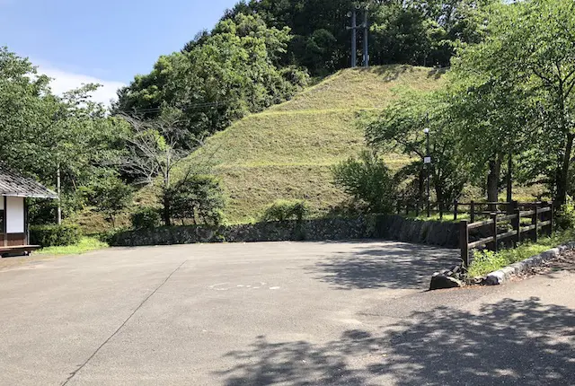 佐敷城跡の駐車場