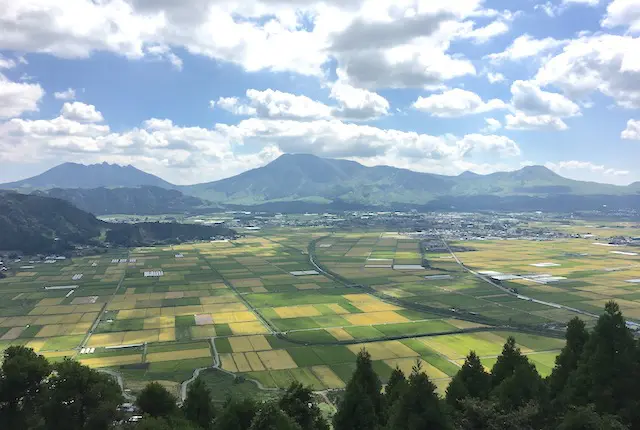 城山展望所の眺め