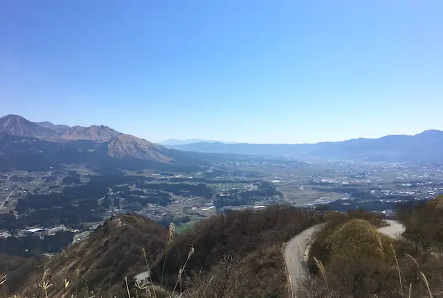 俵山峠の風景