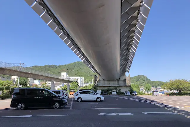 うしぶか海彩館の駐車場