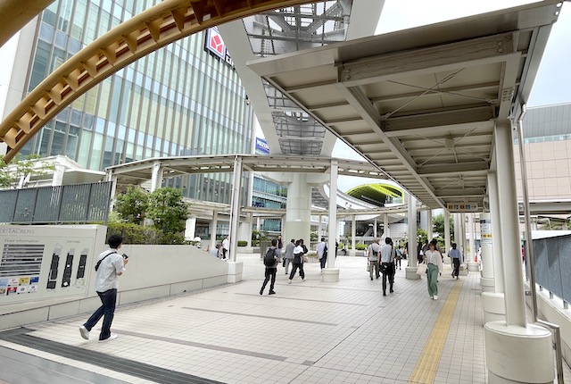 立川駅から見える立川北駅