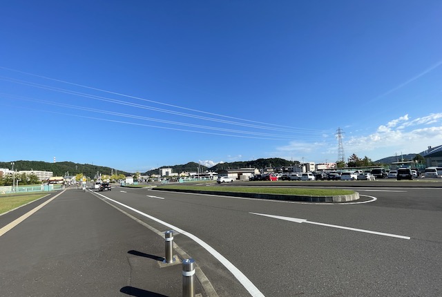 福井運動公園の駐車場