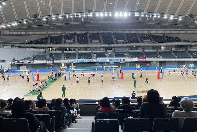 東京体育館の2階席からの見え方