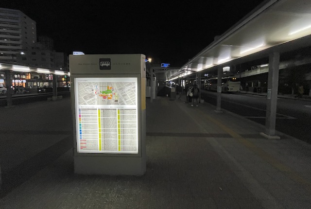 岡山駅西口バス乗り場