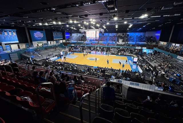 Bリーグ仕様の京都市体育館